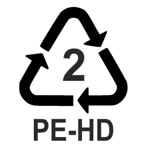 simbolo de reciclaje PE-HD